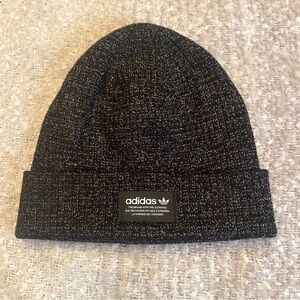 Adidas Silver Sparkle Knit Beanie